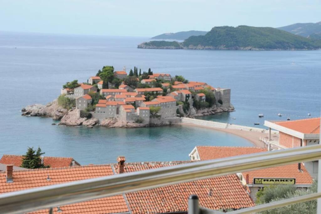 Bmv Room 2 With East Island View Sveti Stefan Ngoại thất bức ảnh